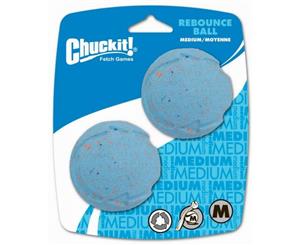 Rebounce Medium Chuck It Dog Ball Toy 2 Pack - 6cm (ChuckIt)