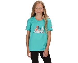 Regatta Boys & Girls Alvarado IV Graphic Short Sleeve TShirt - Ceramic