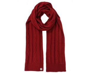 Regatta Womens/Ladies Multimix Ii Cable Knit Walking Scarf (Delhi Red) - RG3849