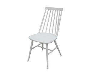 Replica Windsor Outdoor Dining Chair In Antique White - Antique White - Outdoor Aluminium Chairs