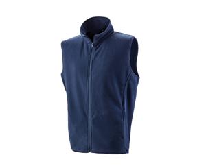 Result Core Adults Unisex Microfleece Gilet (Navy) - RW6481