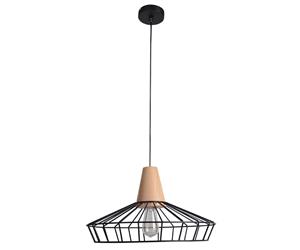 Reuben Coolie Pendant in Ash/Black