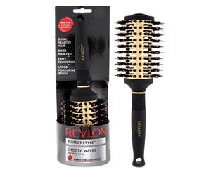 Revlon Perfect Style Smooth Waves Hairbrush - Black/Gold