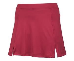 Rhino Womens/Ladies Sports Performance Skort (Tennis Netball Hockey & Lacrosse) (Maroon) - RW1280