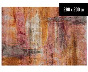 Rug Culture 290x200cm Crystal Jasmin Modern Rug - Rust