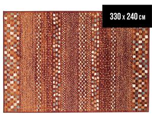 Rug Culture 330x240cm Oxford Modern Rug - Rust