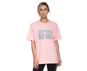 Russell Athletic Women's Boyfriend Tee / T-Shirt / Tshirt - Desert Flower