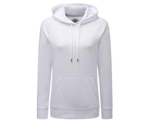 Russell Womens/Ladies Hd Hooded Sweatshirt (White) - RW5505