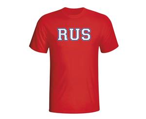 Russia Country Iso T-shirt (red)