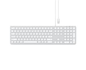 Satechi Wired Aluminium Keyboard w/ Numeric Pad For iMac & MacBook - Silver