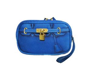 Scarlet Poop Bag Wristlet - Blue