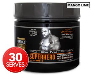 Scitec Nutrition Superhero Pre-Workout Super Powder Mango-Lime 285g