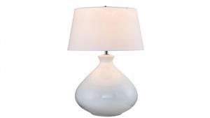 Seashore White Ceramic Lamp