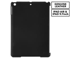 Sena Lugano Snap-On Leather Case For iPad Air & iPad 9.7" - Black