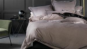 Serena Black/Neutral Queen Quilt Cover Set