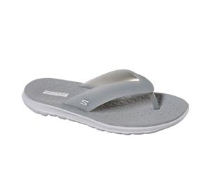 Skechers Womens/Ladies Nextwave Ultra Jelly Flip Flops (Grey) - FS6389