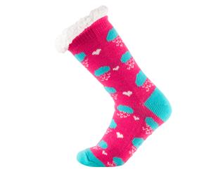 Sock Exchange Snugg Cloud Design Socks - Pink