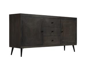 Solid Mango Wood Sideboard Storage Cabinet Buffet Server Home Cupboard