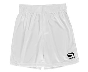 Sondico Boys Core Football Shorts Pants Bottoms Junior - White