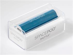 Spacepod - Angel Eye Portable Aluminium Power Bank 2600 Mah - Blue