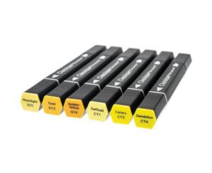 Spectrum Noir Classique Alcohol Markers 6 pack - Yellows