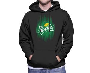 Sprite Green Back Lemon Logo Men's Hooded Sweatshirt - Black