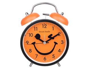 Sweet Smile Desk Alarm Clock - Orange