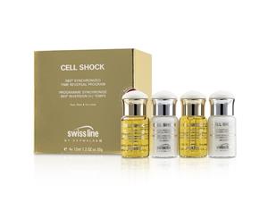 Swissline Cell Shock 360 Synchronized Time Reversal Program (For Face & Neck) 4x12ml