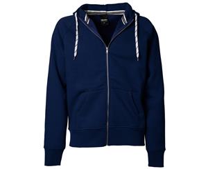 Tee Jays Mens Full Zip Hooded Sweatshirt (Navy Blue) - BC3319