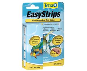 Tetra 6-in-1 Aquarium Test Strips 25pk