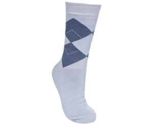 Trespass Womens/Ladies Deserve Patterned Walking Socks (1 Pair) (Sky Blue) - TP3221