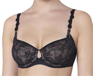 Triumph Women's Wild Rose Florale Wired Bra - Black