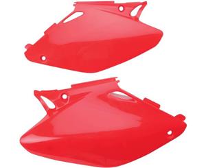 UFO Plastic SIDE PANELS Honda Motor Bike CR125/250 2002-2004 Model RED