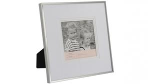 UR1 Ciara 10x10-inch Photo Frame with 5x5-inch Opening - Silver