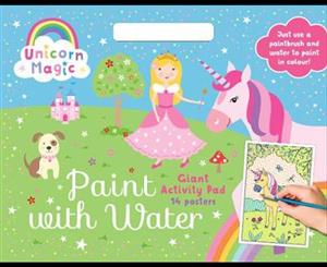 Unicorn Magic Paint With Water Giant Activity Pad