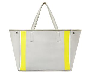 Urban Originals Byron Tote Bag - Grey/Yellow