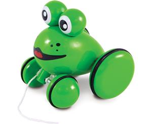 Vilac - Youpla The Frog Pull Toy