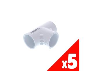 Vinidex Tee PVC 32mm 49081145606 Pressure Pipe Fitting Plumbing Water x5