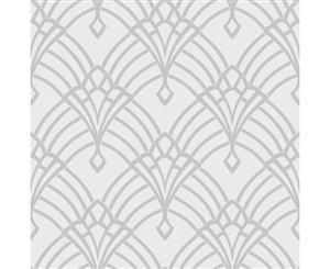 Waldorf Deco Wallpaper Grey / Silver World of Wallpaper 274423