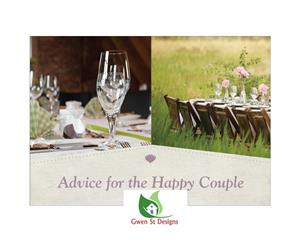 Wedding Decorations Advice for the Happy Couple Table Cards Pack of 20