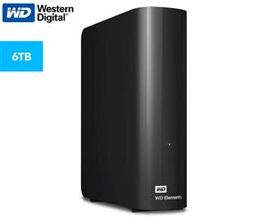 Western Digital Elements 6TB USB 3.0 External Hard Drive