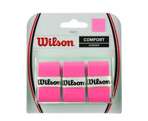 Wilson Pro Overgrip 3 Pack - Pink