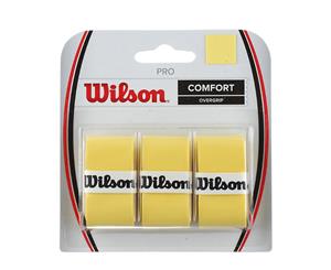 Wilson Pro Overgrip 3 Pack - Yellow