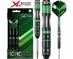 XQ Max - Monsoon Darts - Steel Tip - 90% Tungsten - 22g 24g 26g