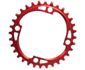 absoluteBLACK XX1 Shimano 104BCD Round Chainring Red 36T