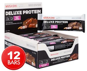 12 x Musashi Deluxe High Protein Rocky Road Bar 60g