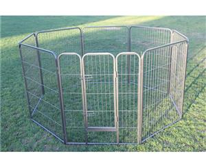 120 cm Heavy Duty Pet Dog Exercise Playpen Puppy Rabbit Fence