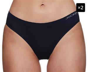 2 x Jockey Women's Everyday Bikini Underwear - Navy