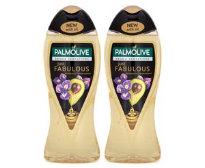 2 x Palmolive Aroma Sensations Just Fabulous Bath & Shower Gel 500mL