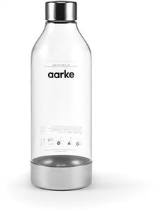 AARKE Pet Bottle - Clear Bottle with Steel Lid